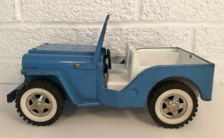 Vintage 1960’s Tonka Jeep Pressed Steel Toy 10”
