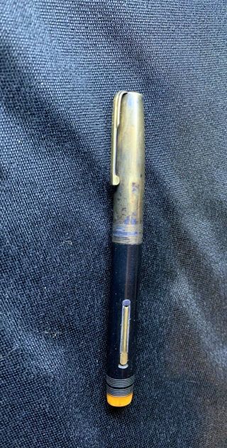Vintage Waterman Ideal Fountain Pen Colored 14 K Gold Rigid