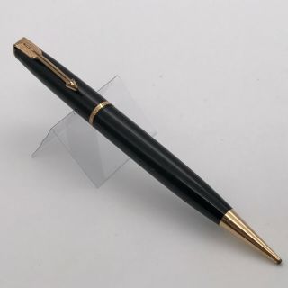 Vintage Parker Duofold Pencil - Black With Gold Trim - Mechanism