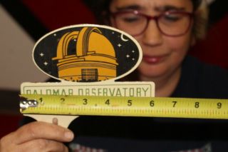 Palomar Observatory Car License Plate Topper Gas Oil Porcelain Metal Sign 3