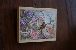 Sweet Pea Flower Fairies Rubber Stamp - Stamps Happen Cicely Mary Barker