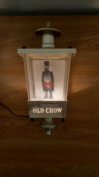 Old Crow Kentucky Whiskey Vintage Light Advertising Sign
