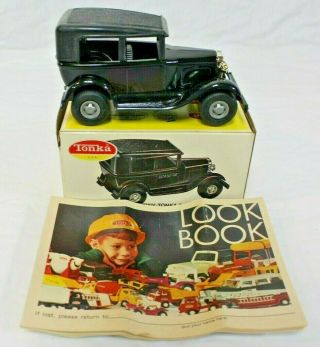 Old Stock 1970s Tiny Tonka Rat - A - Tat - Tat No 434 Black Ford Orig Box Book