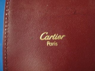 Cartier Leather Ball Point Or Fountain Case