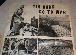 1940 ' s World War 2 WW2 Tin Cans Go To War 60 