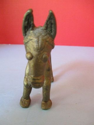 VINTAGE SOLID BRASS HORSE,  FOLK ART CASTING,  MADE IN MEXICO,  UNIQUE 2