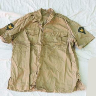 Vintage Vietnam Era Us Army Khaki Shirt Size L 16 16 - 1/2