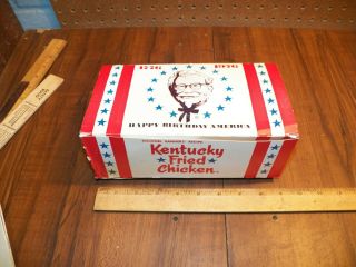 1976 Kentucky Fried Chicken Bicentennial Box " Happy Birthday America "