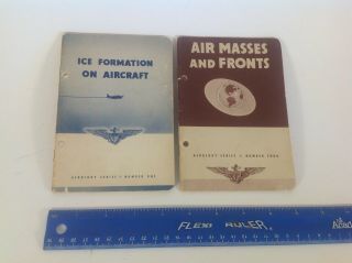 Us Navy Pilot Aerology Series Of Training Manuals Set Of 2 - Wwii Memorabilia