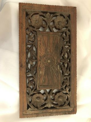 Carved Wooden Stand From India