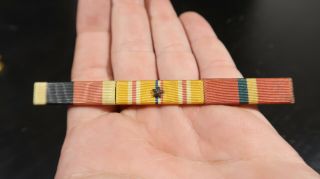 Wwii Us Army 3 Place Ribbon Bar Occupation 1 Star Asia Campaign And Philippine