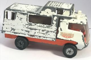 Lone Star Top Boy Camper Truck Vintage Orange And White C.  70s