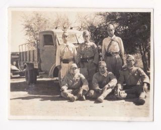 Wwii Imperial Japanese Army Ija Soldiers Truck Photo In China