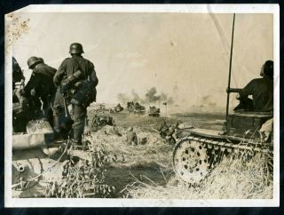1942 Wwii German War Photo Counterattack In Orel Area / Weltbild
