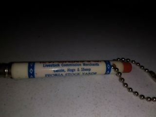 Vtg H.  D.  Copeland & Co Peoria Illinois Stock Yards Advertising Bullet Pencil 2