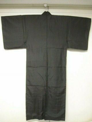 Japanese Kimono Silk Men ' s BROWNi (MKI235) 3
