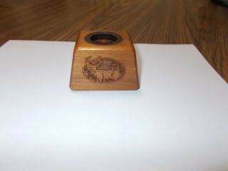 Vintage Lasercraft Buck Deer Magnetic Paper Clip Holder 1988 Usa Made