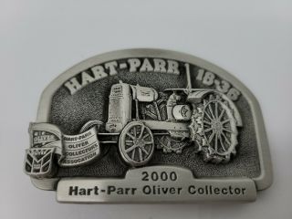 2000 Pewter Oliver Tractor 18 - 36 Hart - Parr Oliver Collector Belt Buckle