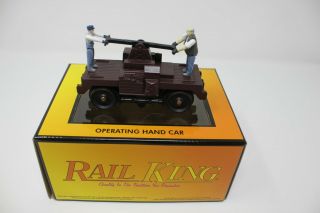Rail King By Mth Electric Trains Hand Car - Tuscan Hand Car 30 - 2509