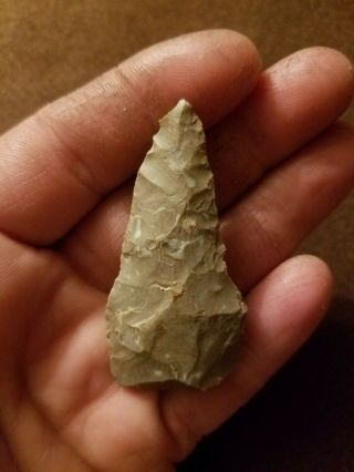 Authentic Arrowhead Form Tn Measuring In At 2 1/2 " Long
