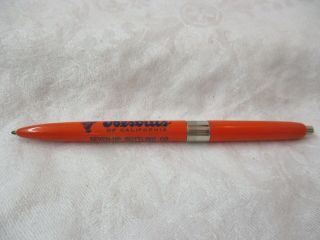 Vintage Gold Bond Orange Ballpoint Pen Advertising Nesbitt 