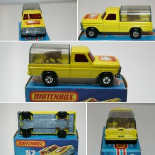 Matchbox Rolamatics - 57 Wild Life Truck With Box