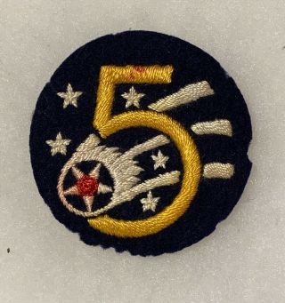 5th Air Force Australian Made Aaf Patch Us Army Air Forces Wwii P1964