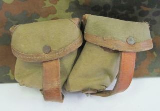 Wwii German Ally Canvas M95 K98 Ammo Pouch