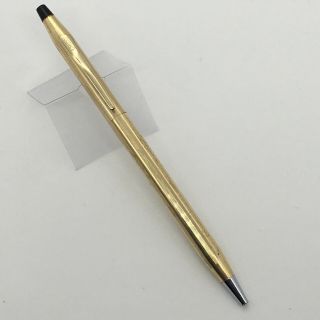 Vintage 12ct Gold Filled Cross Ballpoint Pen - - Some Blemishes