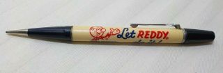 Vintage Reddy Kilowatt Collectible Durolite Mechanical Pencil " Let Reddy Do It "