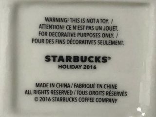 STARBUCKS 2016 Ceramic Pike Place 1971 Store Front Limited Edition Box Damag 3
