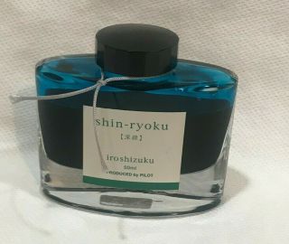 Pilot Iroshizuku Fountain Pen Ink,  Shin - Ryoku,  Forest Green,  Deep Green (69214)