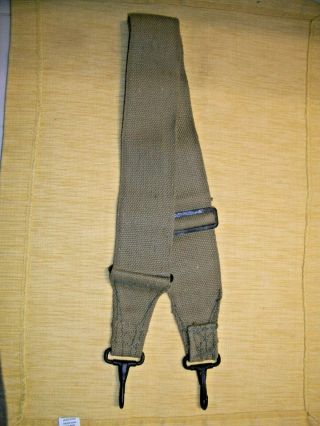 Wwii Us Army Musette Bag Strap Dated 1945