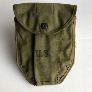 1945 Ww2 Us Army Military Trenching Tool Shovel Carrier Cover