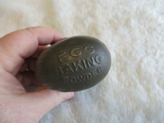 Antique Advertising Tin Biscuit Cutter Egg Baking Powder Vintage