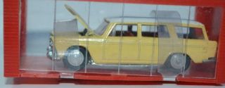 Tta - Dinky Toy / Mini Dinky - Fiat 2300 Station Wagon - Yellow/white - Boxed