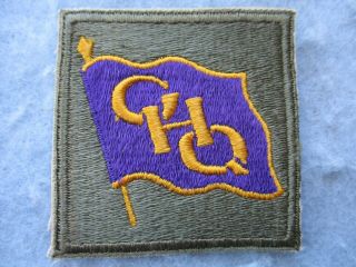 Wwii Us Army Patch Ghq Southwest Pacific Blue Purple Variation 1946 Ww2