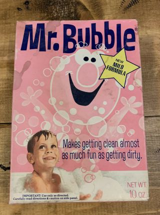 Vintage Mr Bubble Box Bath Soap 10 Oz 2
