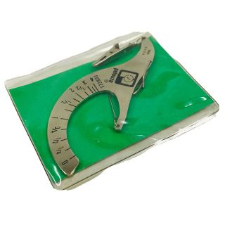 Vintage Collectible Pelouze Hand Held Letter Pocket Postage Scale W Rates & Case