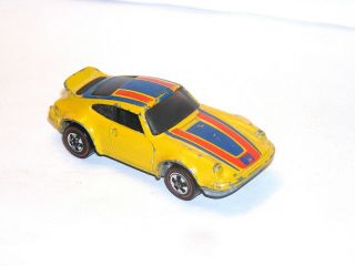 70s Hot Wheels Redline Porsche Carrera P - 911 Yellow All W Closed Fronts