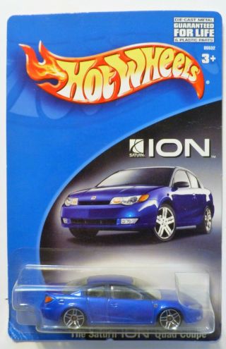 2002 Hot Wheels The Saturn Ion Quad Coupe 85532 - 0910 From Ny Auto Show
