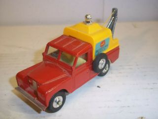 Vintage Corgi Toys Land Rover 109 " Wb Red/yellow Tow Truck