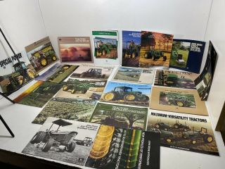 20,  Vintage John Deere Tractors Dealership Brochures 2 W/1970s 830 Tractor