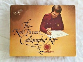 Vintage Complete: 1977 The Ken Brown Calligraphy Kit 3078 - First Edition C61