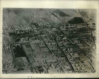 1933 Press Photo Aerial View Of Chinchow,  Japanese Stronghold In Manchuria