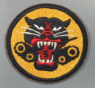 Wwii Us Army Tank Destroyer Patch Cut Edges No Glow