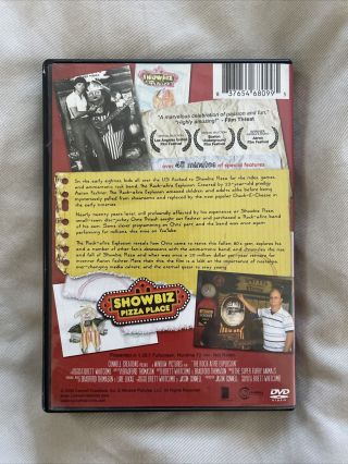Rock - Afire Explosion Documentary Showbiz Pizza Movie DVD 2