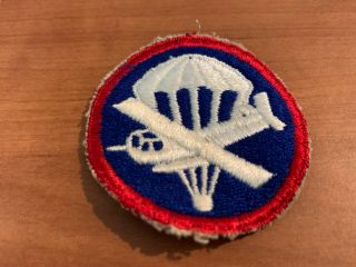 Wwii Us Army Airborne (glider/paratrooper) Enlisted Member Hat Patch
