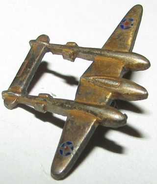 Ww2 P - 38 Pilots Sweet Heart Pin United States Army Air Force