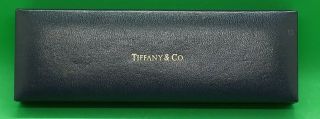 Tiffany & Co.  Pen Gift Box Vintage Dark Blue Gold Letters One Pen